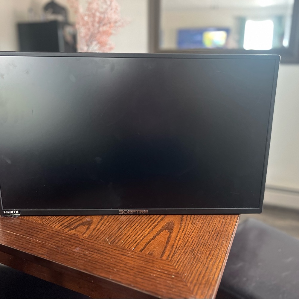 LG Black External Monitor Matte Display